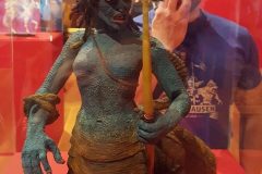 At the Harryhausen exhibition. Childhood nightmares.