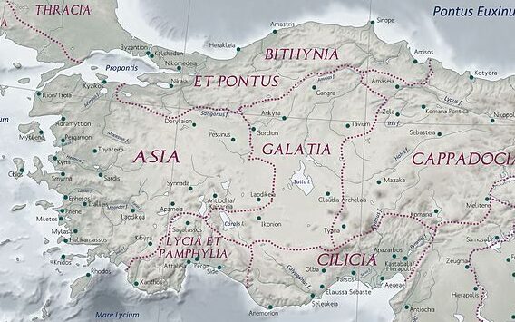 Roman provinces at the time of Trajan